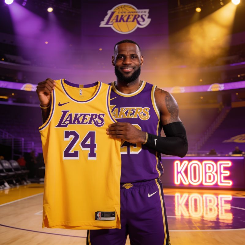 LeBron James Posts a Photo to Pay Tribute to Kobe Bryant